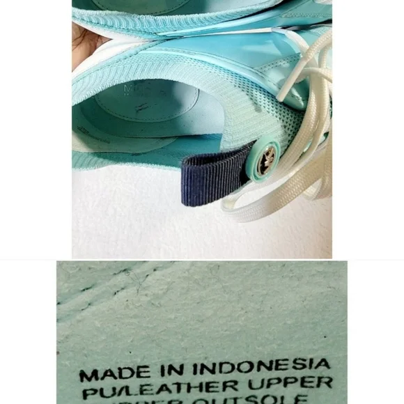 Michael Kors Womens Mystic Blue Sneakers Dash Knit Trainer Shoes Size 9M - Picture 4 of 6